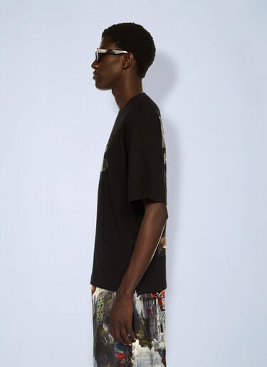 Off-White Paint Arrow Skate Logo T-Shirt Black ofw0162019