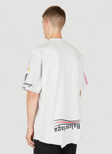 Balenciaga Upside Down T-Shirt White bal0149013