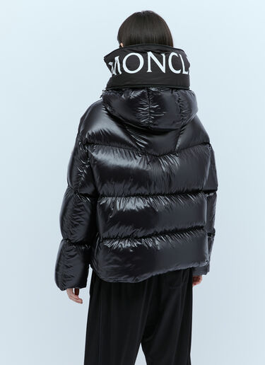 Moncler Hooded Huppe Short Down Jacket Black mon0254007