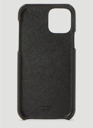 Prada iPhone 11 Pro Leather Case Black pra0143052