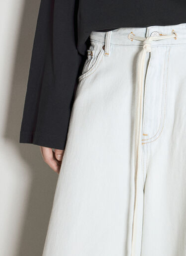 MM6 Maison Margiela 경량 로우 웨이스트 진 블루 mmm0255011