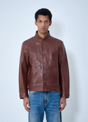 Levi's Leather Button-Up Jacket Brown lvs0162006