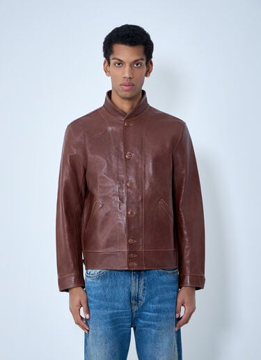 Levi's Leather Button-Up Jacket Brown lvs0162006