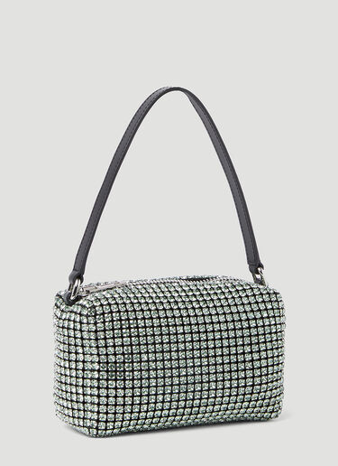 Alexander Wang Heiress Crystal Shoulder Bag Green awg0253042