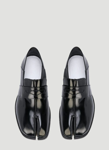 Maison Margiela Tabi Leather Loafers Black mla0240022