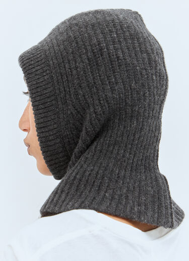 Lemaire Wool Balaclava Grey lem0258037