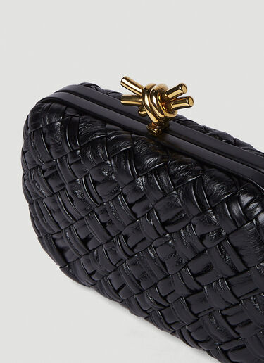 Bottega Veneta Knot Minaudiere Clutch Bag Black bov0250027