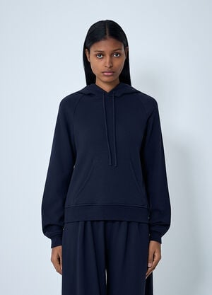 The Row Timia Hooded Sweatshirt Navy row0262020