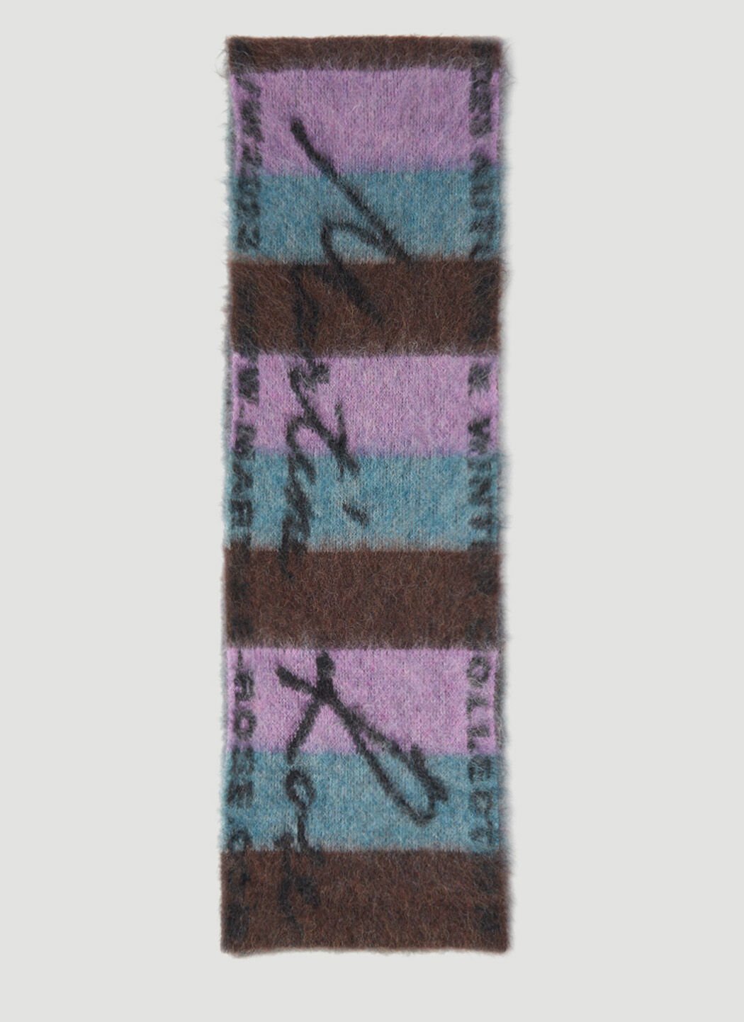 The North Face Brushed Signature Scarf Purple tnf0154021