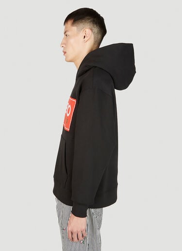 Logo Patch Hooded Sweatshirt Kenzo Logo Patch Hooded Sweatshirt Black knz0152030