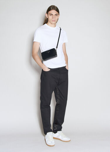 Prada Brique 磨砂皮革斜挎包 黑色 pra0155031