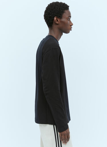 Moncler x adidas Originals Colour-Block Long Sleeve T-Shirt Black mad0154007