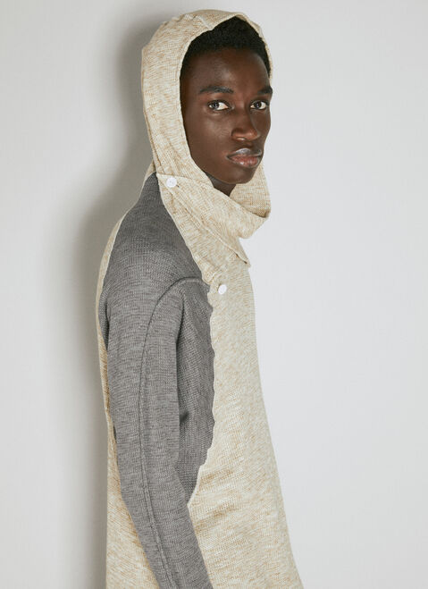 Kiko Kostadinov Solon Hooded Knit Sweater Blue kko0154012