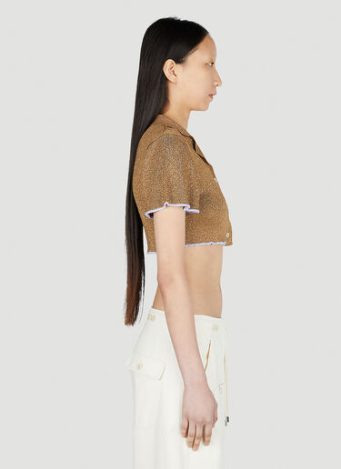 Le Haut Brilho Top Jacquemus Le Haut Brilho Top Brown jac0251035