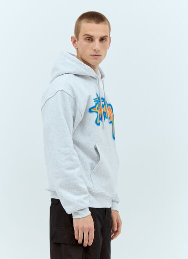 Stüssy Thermal Stock Hooded Sweatshirt Grey sts0157020