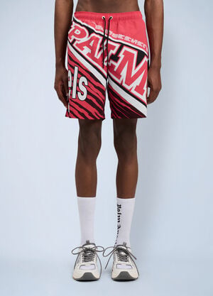 Palm Angels Racing Swimshorts Red pma0164166