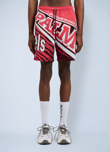 Palm Angels Racing Swimshorts Red pma0164166