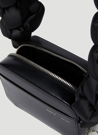KARA Puffer Cobra Camera Shoulder Bag Black kar0251001