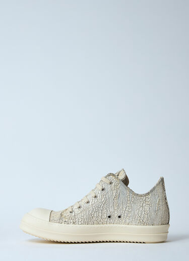 Rick Owens DRKSHDW Low-Top Coated Sneakers White drk0160019