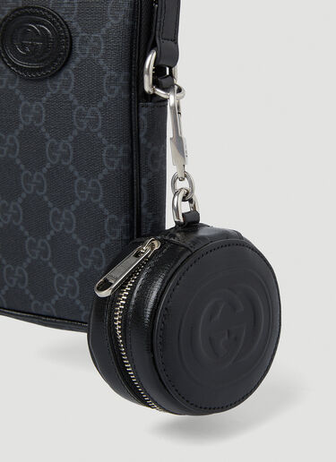 Retro GG Supreme Crossbody Bag Gucci Retro GG Supreme Crossbody Bag Black guc0150253