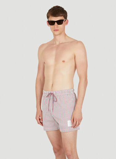 Thom Browne Striped Swim Shorts Multicolour thb0149034