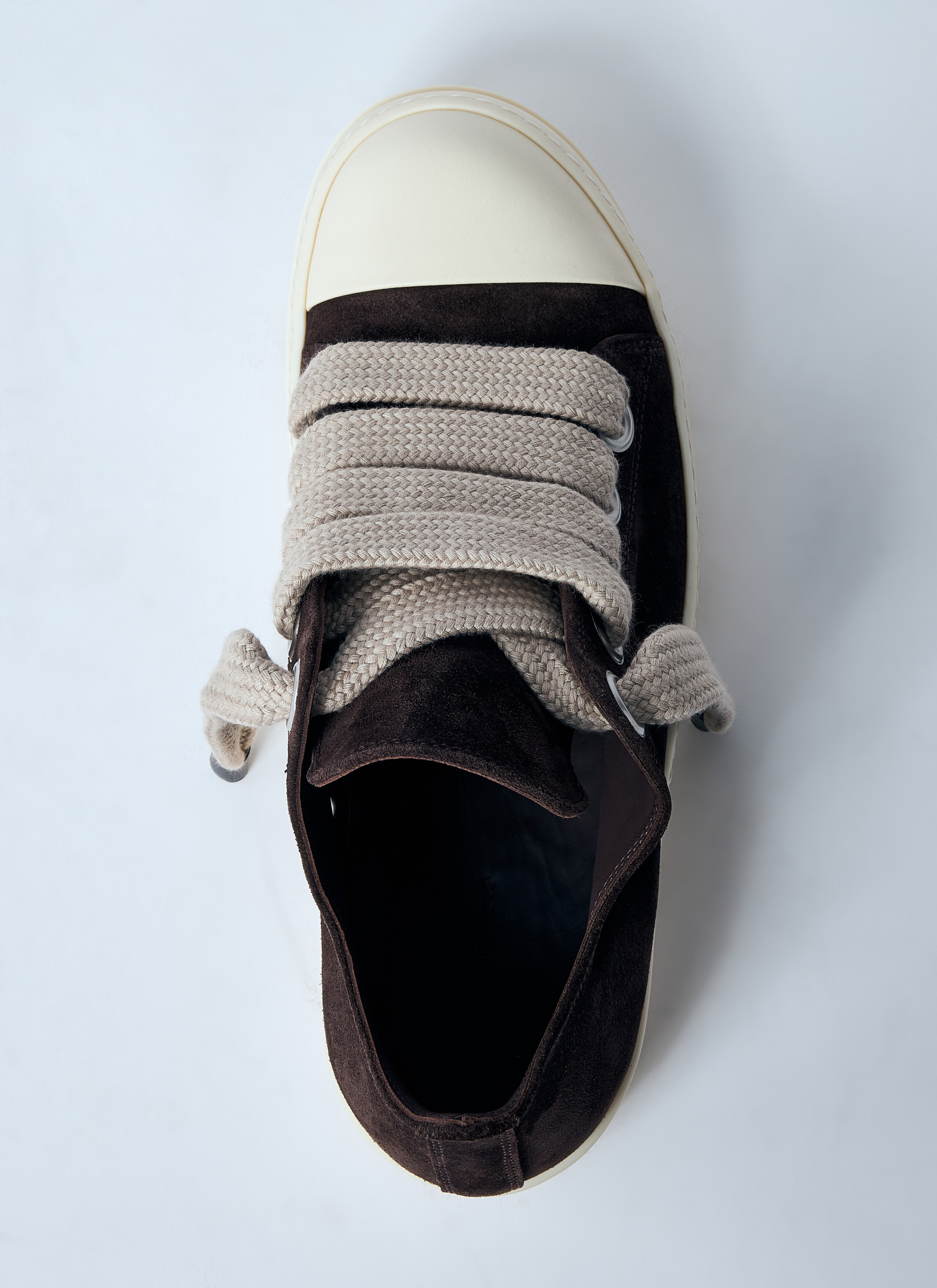 Rick Owens Men's' Jumbo Laced Sneakers in Brown | LN-CC®