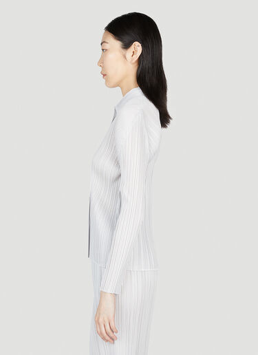 プリーツシャツ Pleats Please Issey Miyake プリーツシャツ グレー plp0253019