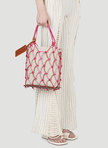 Le Petit Filet Pralu Handbag Jacquemus Le Petit Filet Pralu Handbag Beige jac0251075