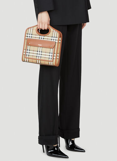 Burberry Mini Pocket Handbag Beige bur0252035