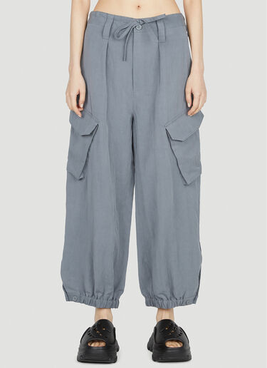 Y-3 Crinkle Pants Grey yyy0252008