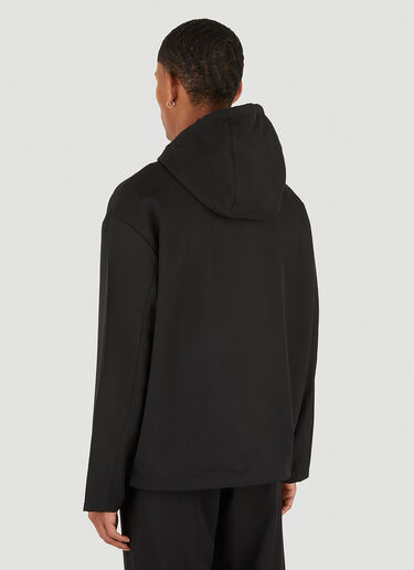 Triangle Plaque Hooded Jacket Prada Triangle Plaque Hooded Jacket Black pra0151004