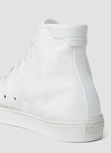 Saint Laurent Malibu 05 High Top Sneakers White sla0151048