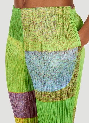 Plissé Panelled Pants Pleats Please Issey Miyake Plissé Panelled Pants Green plp0251004