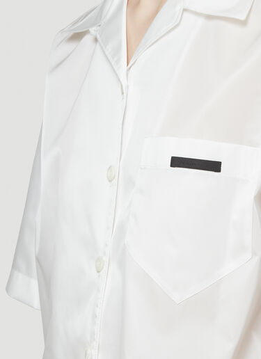 Prada Short-Sleeved Shirt White pra0243061