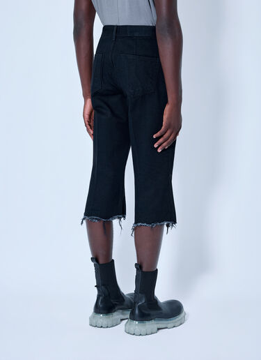 LN-CC® - Rick Owens: Bolan Cutoffs Jeans - Black Rick Owens Bolan Cutoffs Jeans Black ric0166012