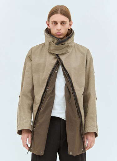 Burberry Detachable Warmer Cotton Parka Beige bur0158005
