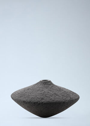 Gardeco Small Seixo Disco Vase Black wps0692055