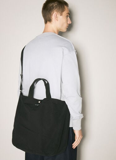 Comme des Garçons Homme Logo Print Tote Bag Black cdh0158008