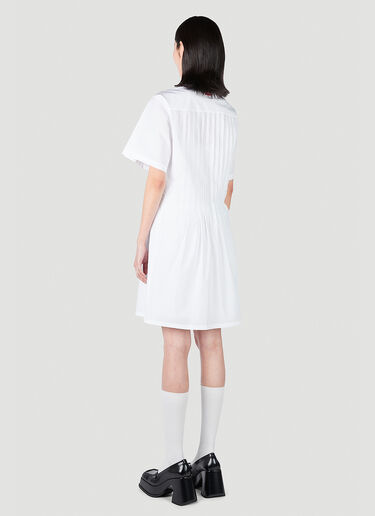 Pintuck Shirt Dress Kenzo Pintuck Shirt Dress White knz0252019