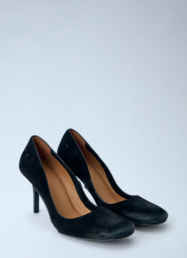 LN-CC® - Capasa Milano: Suede Stiletto Pumps - Black Capasa Milano Suede Stiletto Pumps Black cps0266007