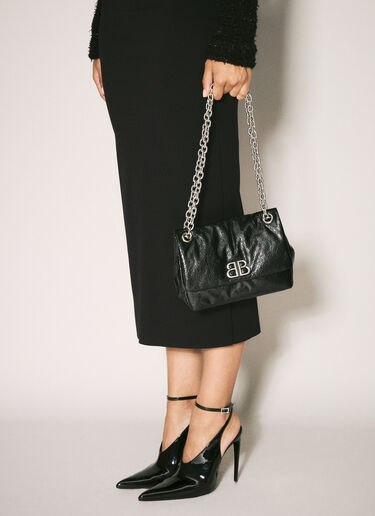 Monaco Mini Shoulder Bag Balenciaga Monaco Mini Shoulder Bag Black bal0257065