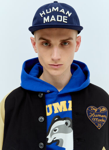 Human Made Logo Patch Baseball Cap Navy hmd0156026