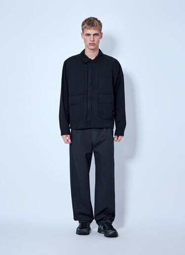 LN-CC® - Massimo Osti Studio: Cotton Twill Jacket - Black Massimo Osti Studio Cotton Twill Jacket Black mao0166006
