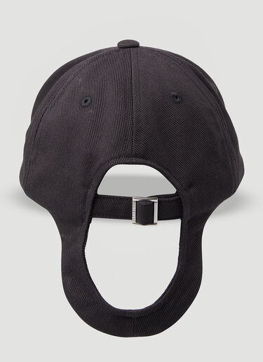 Jacquemus [La Casquette] 라운드 베이스볼 캡 블랙 jac0350005