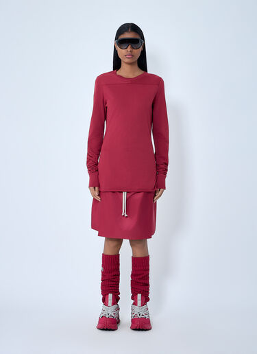 Moncler x Rick Owens Drawstring Midi Kilt Shorts Red mcs0363012