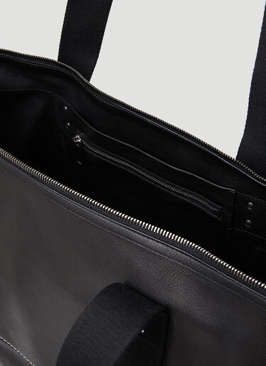Rick Owens Trolley Leather Tote Bag Black ric0153033