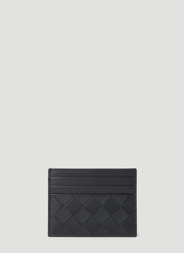 Bottega Veneta Intrecciato Cardholder Black bov0153055