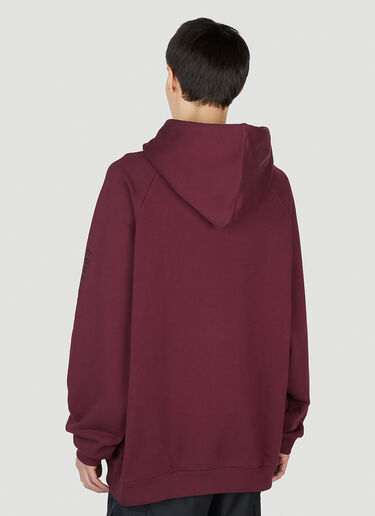 Raf Simons x Fred Perry Printed Overhead Hooded Sweatshirt Burgundy rsf0152008