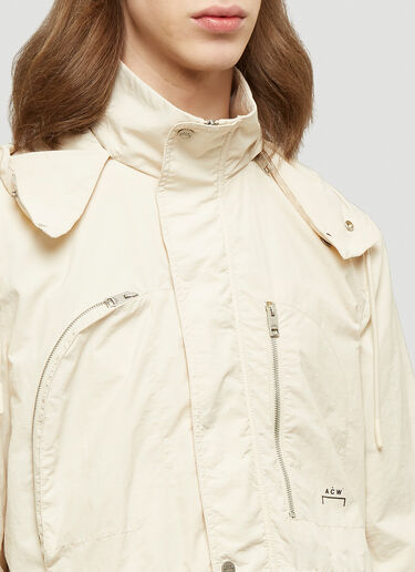 A-C-W by Diesel Cut-Out Nylon Jacket White acd0140008