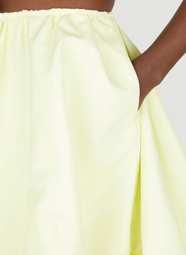 Sportmax Balloon Midi Skirt Yellow spx0252018